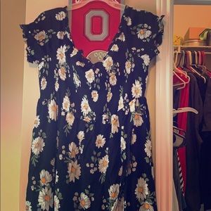 Floral off the shoulder dress!